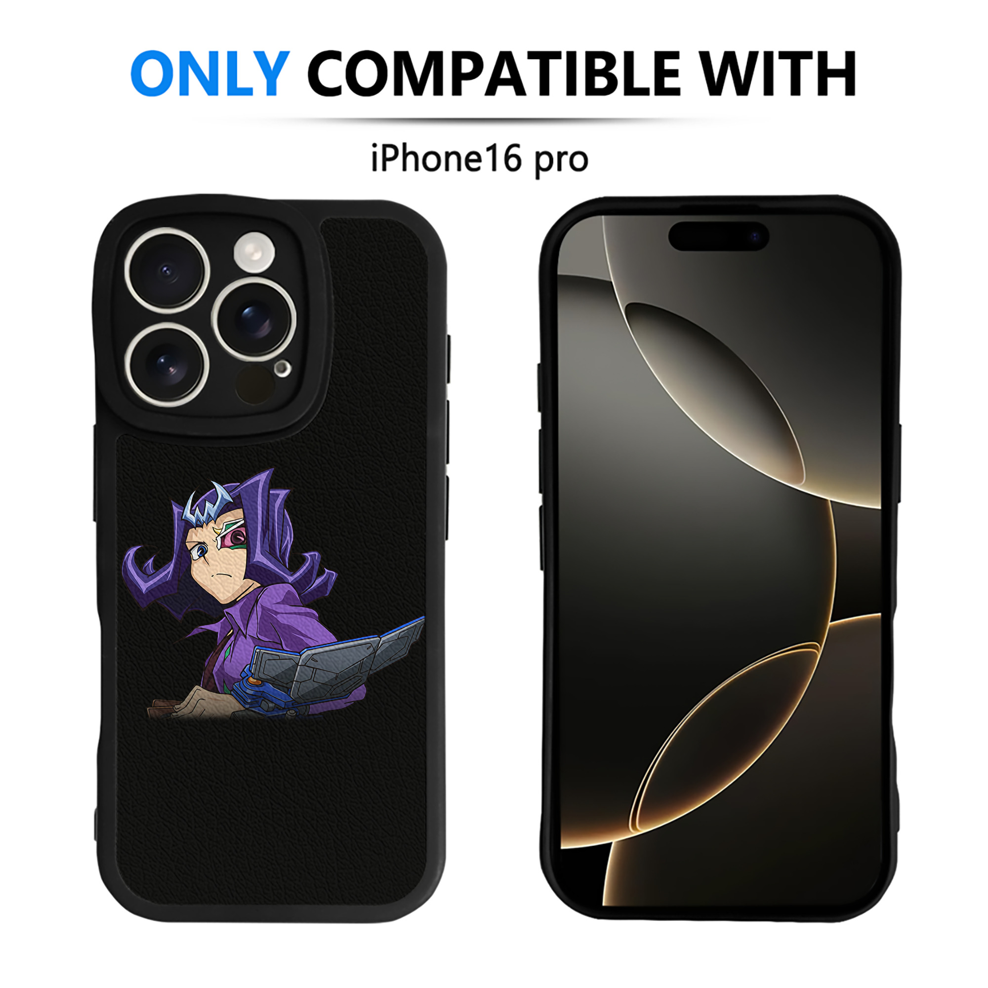 遊☆戯☆王 Yu-Gi-Oh! 【iPhone 16シリーズ対応】シリコンスマホケース（レザー調） 材質：シリコン